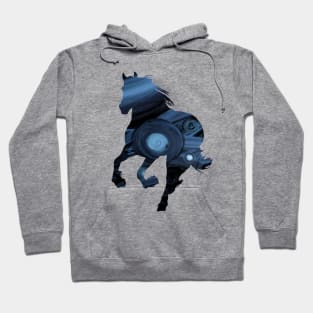 Blue Horse Hoodie